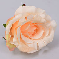Головка троянди 8 см персик Квіти штучні
