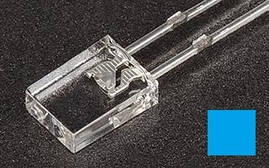 Світлодіод прямокутний 2х5х7 синій