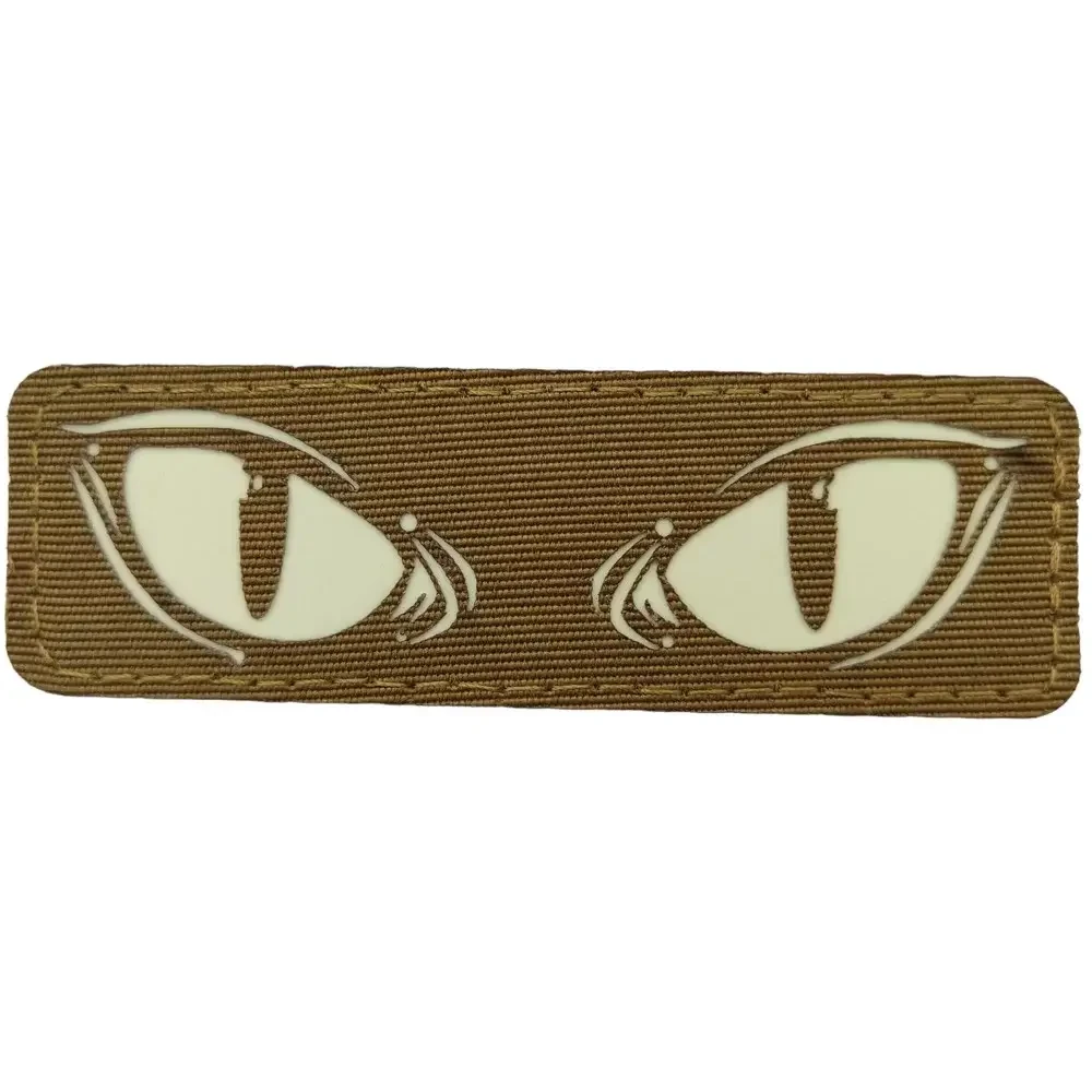 Патч / шеврон Cat Eyes Laser Cut койот {2199-piho}, фото 1