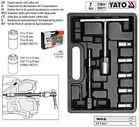 Набор фрез YATO Польща для гнезд сопел форсунки 7 предметов YT-17625