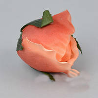 Головка троянди 6 см теракот Квіти штучні