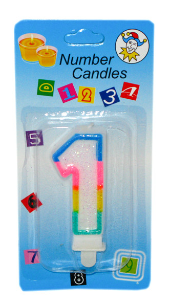 Тортовая свічка цифра "1", фото 1