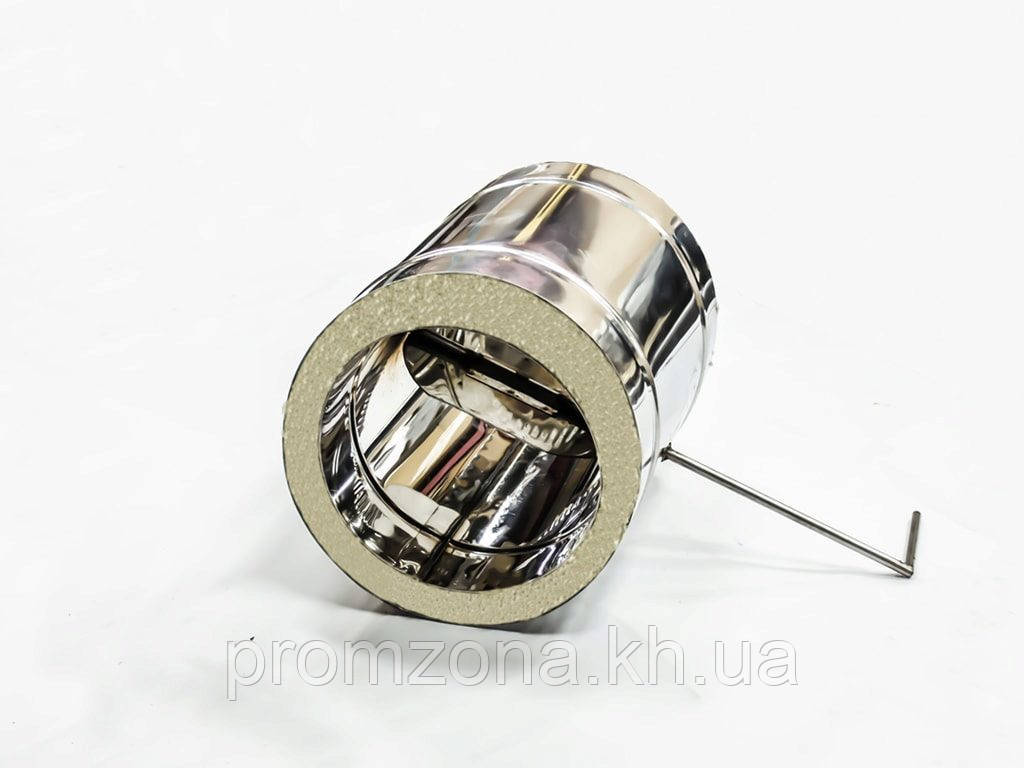 Регулятор тяги сендвіч в оцинковці 0.5 неірж 1.0 мм AISI 321