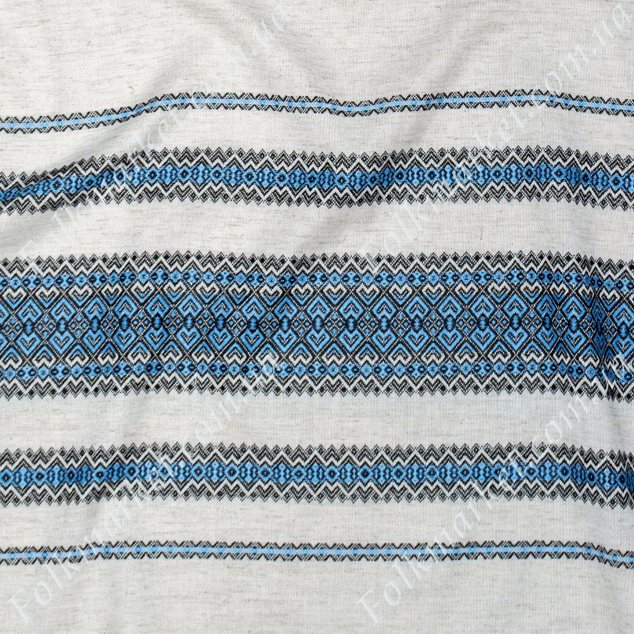 Ткань для штор с украинским орнаментом Кети ТДК-75 1/2 - фото 1 - id-p43105271