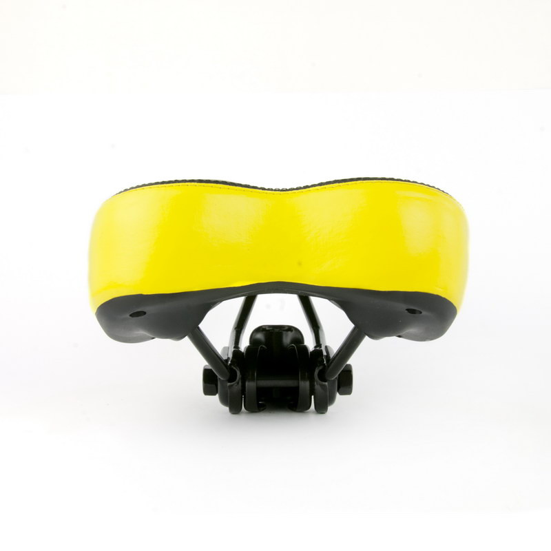 Седло велосипедное Avanti AVY-6690 черно-желтое - фото 7 - id-p511215329