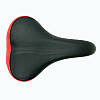 Сідло велосипедне Avanti AVY-6753 чорно-червоне, фото 8