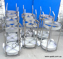 Тележка для перевозки коптильных палок