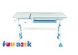 Дитячий стіл-трансформер FunDesk Amare with drawer Blue, фото 6