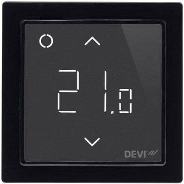 Терморегулятор для теплої підлоги програмований з Wi-fi DEVIreg Smart (чорний)