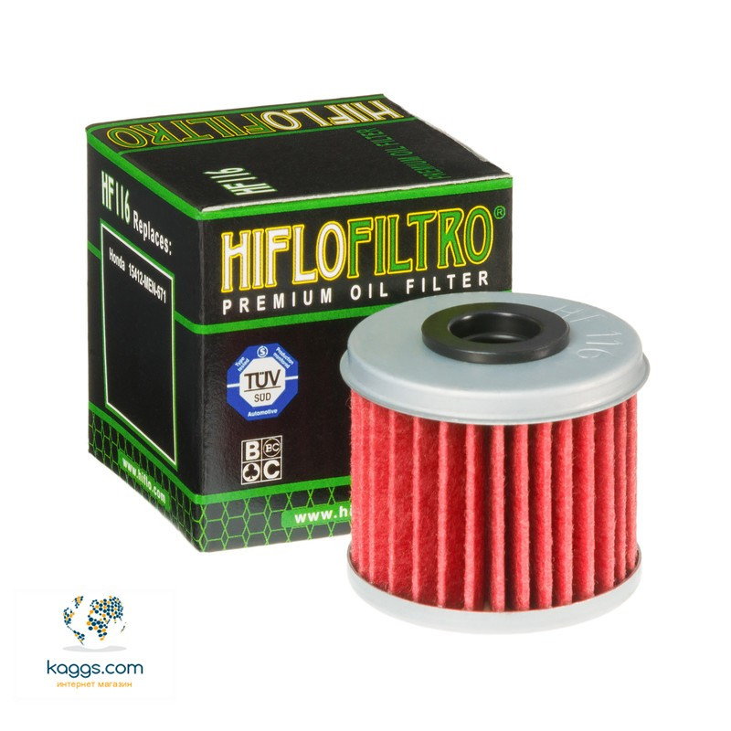 Масляний фільтр Hiflo HF116 для Honda,HM Moto, Husqvarna, Polaris