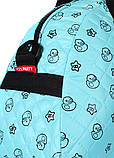 Стьобана сумка POOLPARTY Alaska блакитна, фото 3