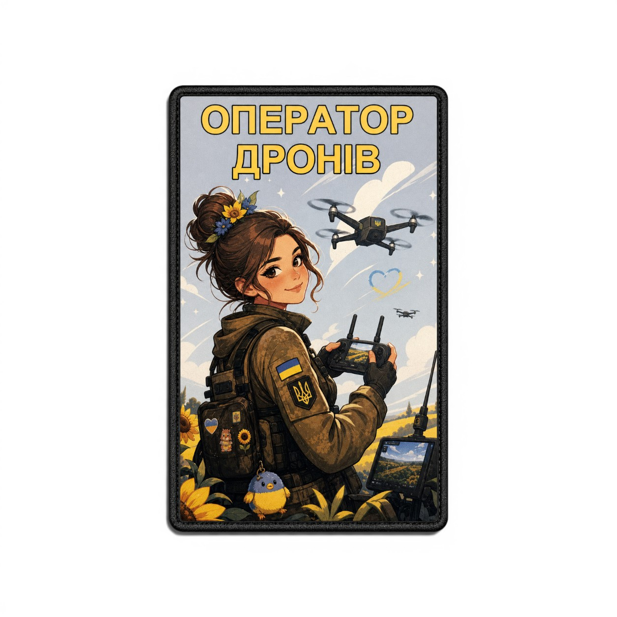 Патч / шеврон Красавица оператор дронов