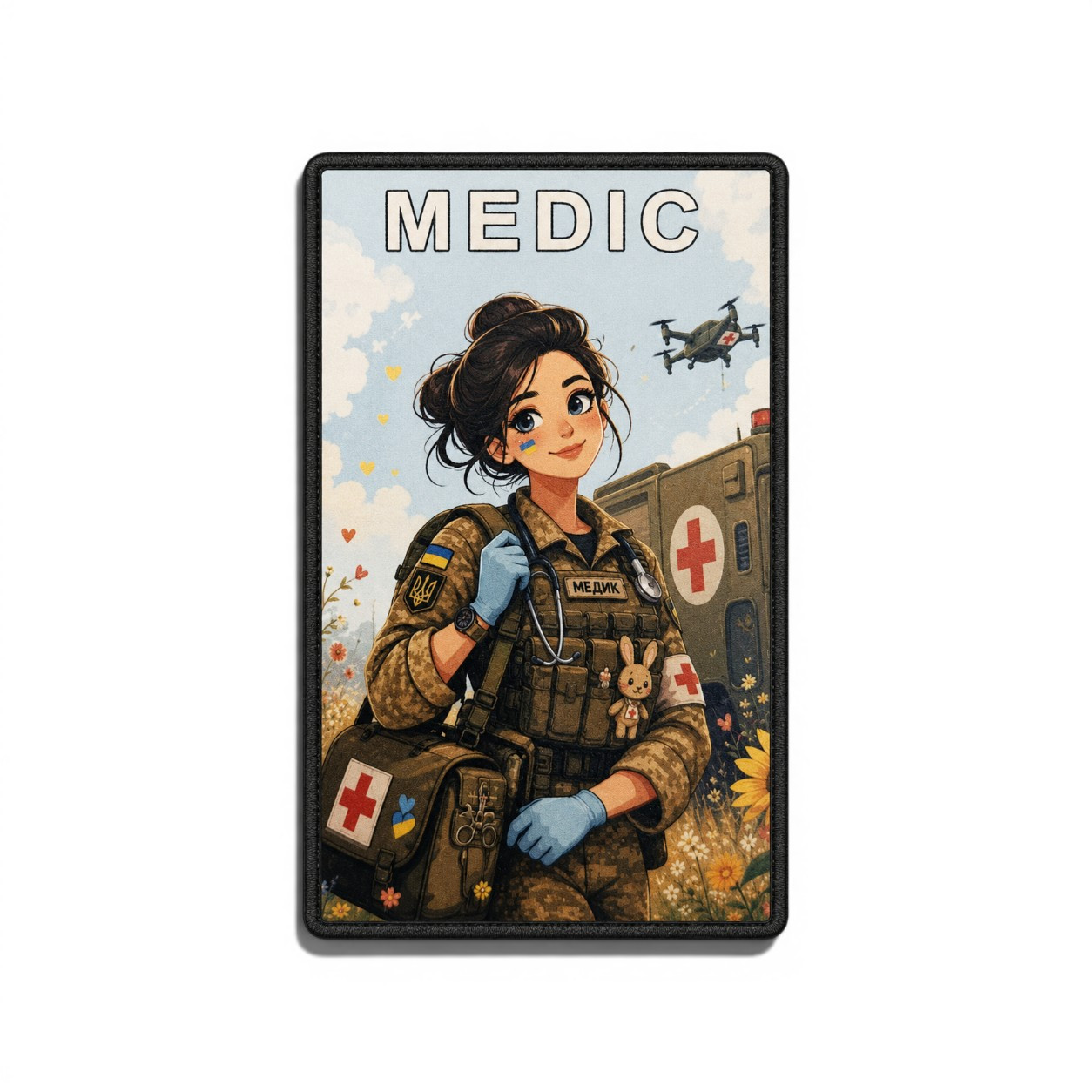Патч / шеврон Medic красавица