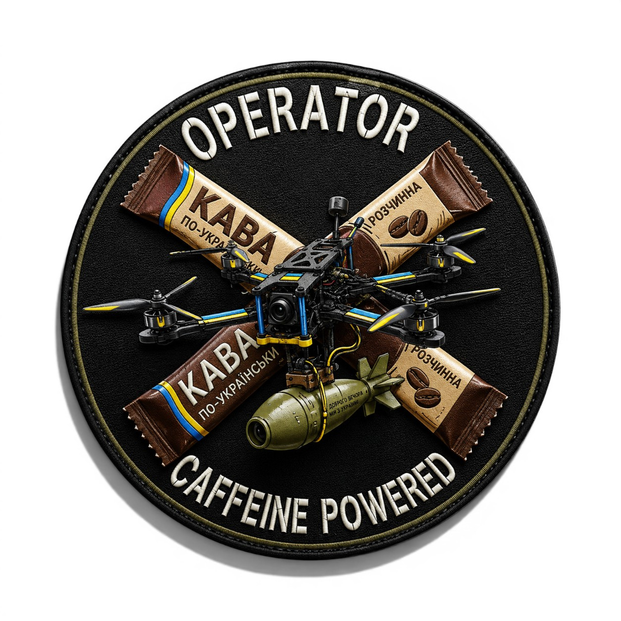 Патч / шеврон Operator Caffeine Powered