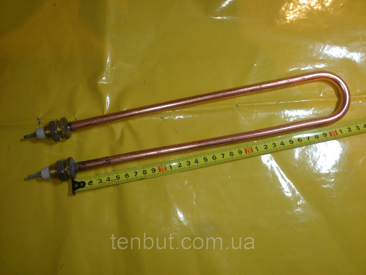 Мідний тен дуга для дистиллированния води 2.5 кВт. / 220 В. різьба м-18 мм. Україна ., фото 1