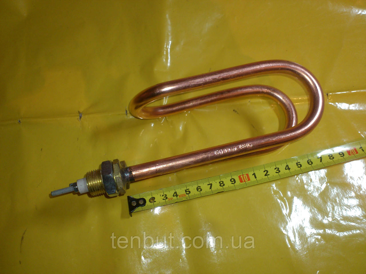 Мідний тен лижа для дистиллированния води 2.5 кВт. / 220 В. різьба м-18 мм. Україна ., фото 1