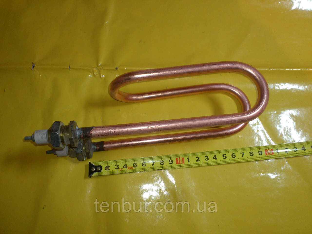 Мідний тен лижа для дистиллированния води 3.0 кВт. / 220 В. різьба м-18 мм. Україна ., фото 1