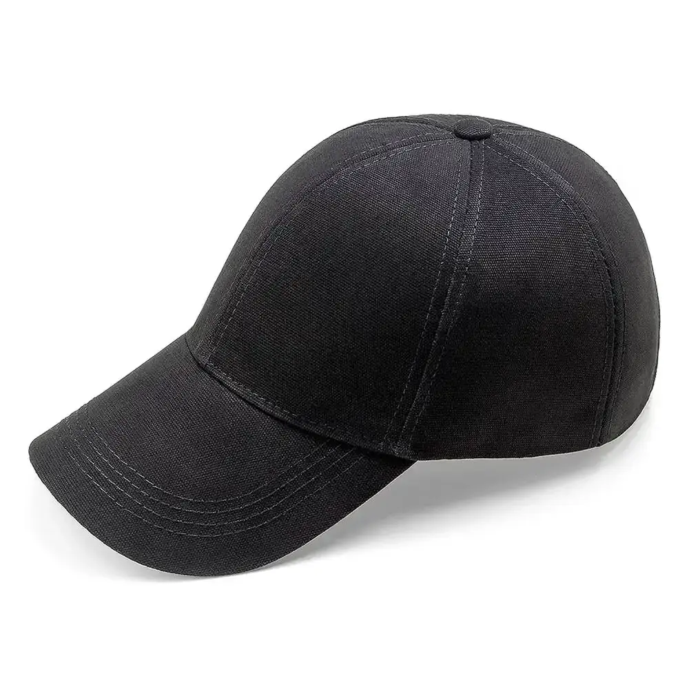 

Бейсболка пустышка универсальная из котоновой ткани кепка с регулировкой размера ATRICS IBK01 L/57-58 Черная, Черный