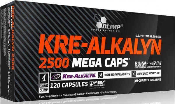 

Kre-Alkalyn 2500 Mega Caps Olimp, 120 капсул