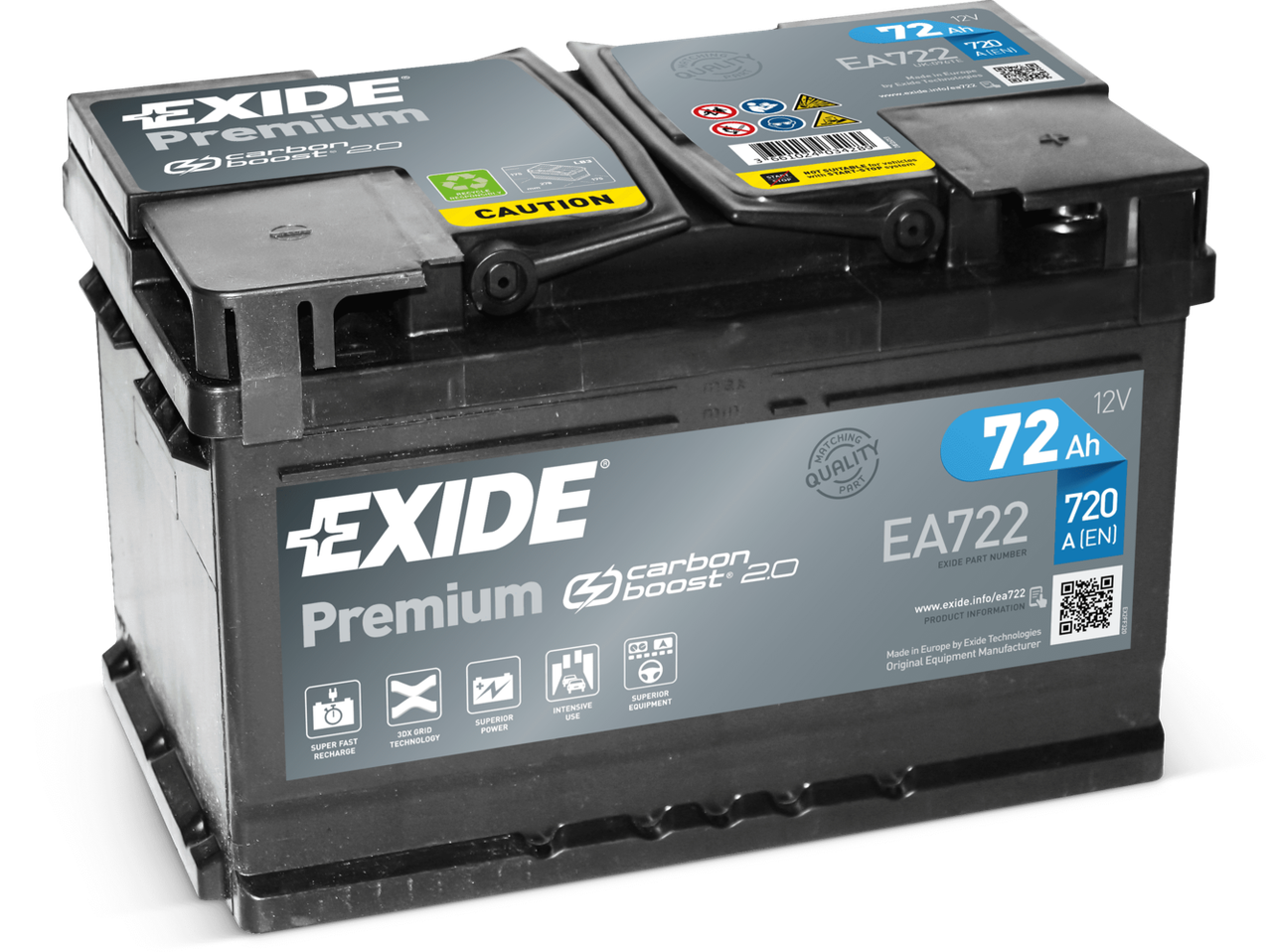 

Аккумулятор автомобильный Exide EA722