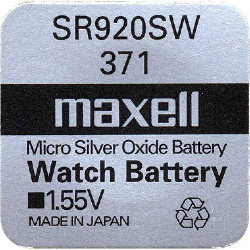 

Батарейки Maxell SR920SW (371) (370) (171) 1 шт