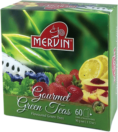 

Чай Мервин, Mervin Зеленый " Ассорти " 60пакетов