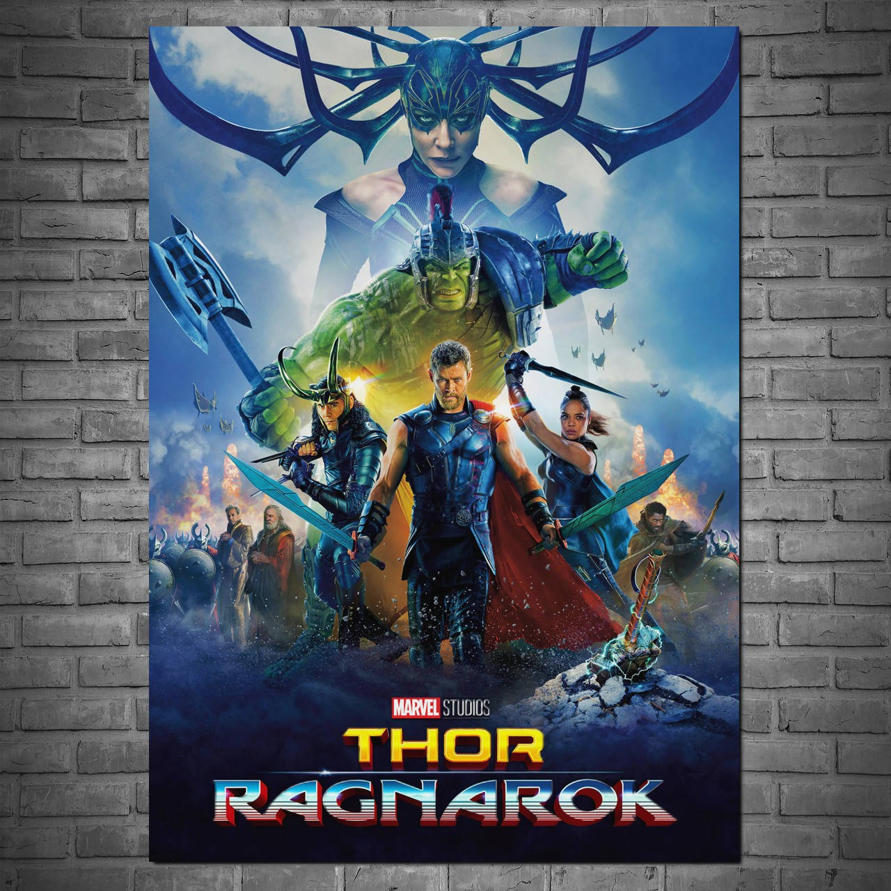 

Плакат "Тор 3: Рагнарёк, Thor: Ragnarok" (артикул 1827) 42, Полуглянец, 30