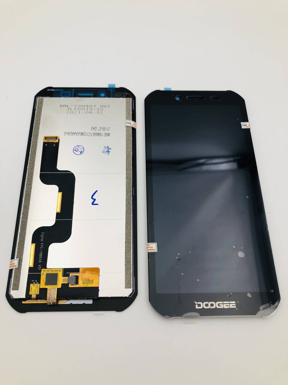 

Дисплей для мобильного телефона Doogee S40 Pro, черный, с тачскрином