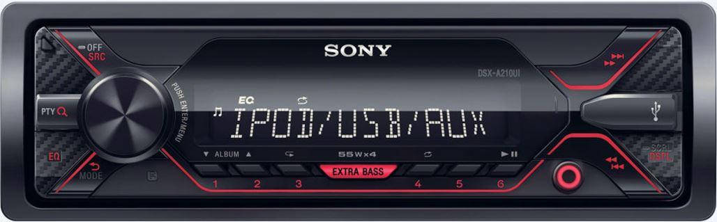 

Бездисковая MP3-магнитола Sony DSX-A210UI