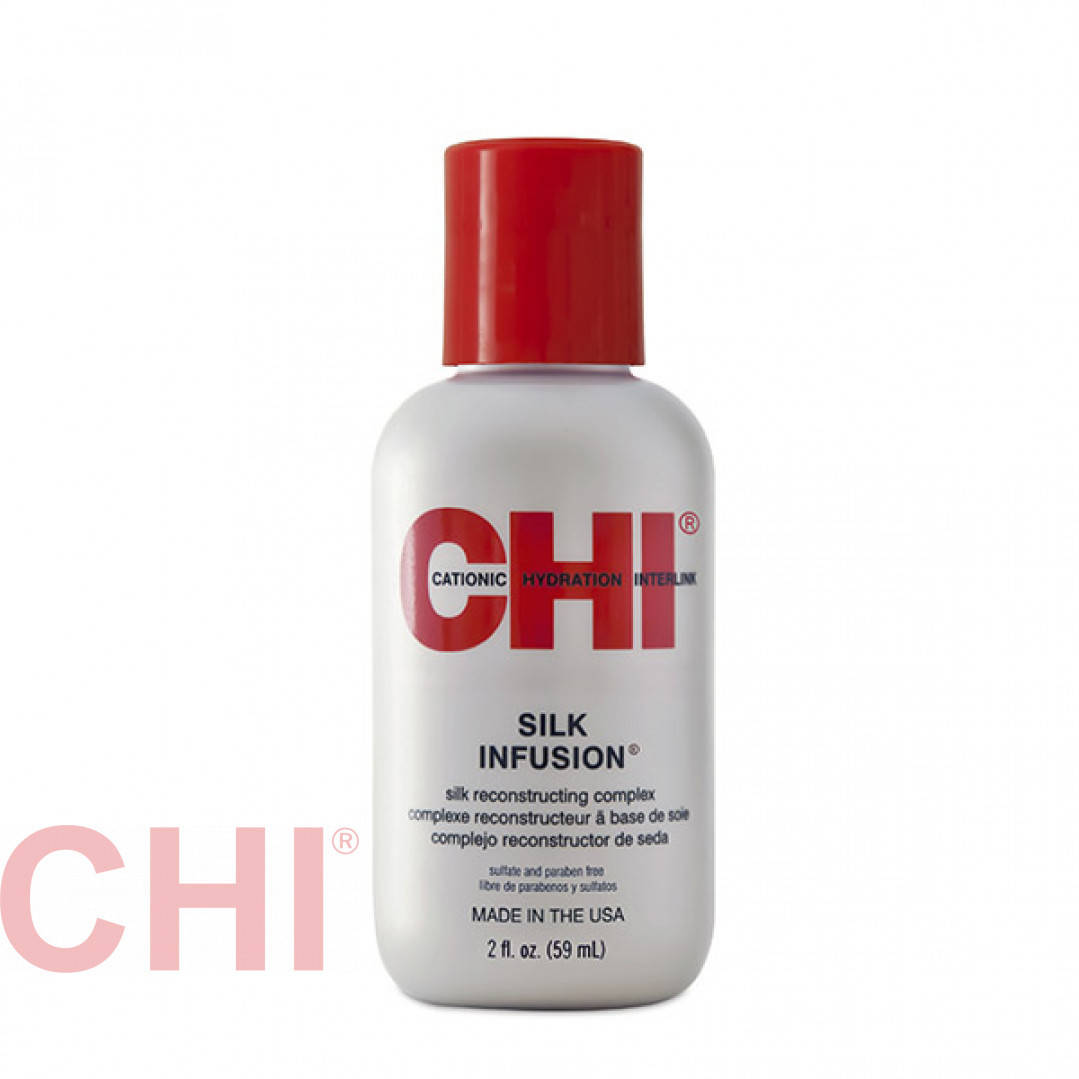 

ВОССТАНАВЛИВАЮЩИЙ ШЕЛКОВЫЙ КОМПЛЕКС ДЛЯ ВОЛОС CHI INFRA SILK INFUSION (59 ml)
