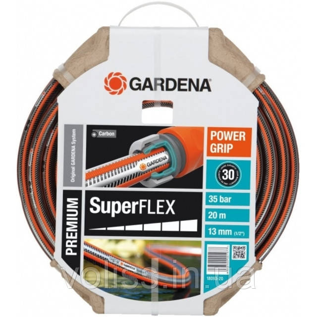 Шланг поливальний Superflex GARDENA 1/2" 12x12 50 м (18099-20), фото 1