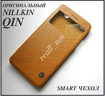 Коричневий чохол-книжка для Xiaomi Mi5s, чохол Nillkin QIN Leather екошкіра