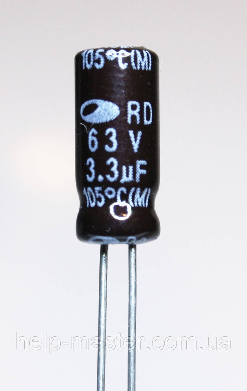 3,3mkf - 63v (105°C) <RD>  5*11, SAMWHA
