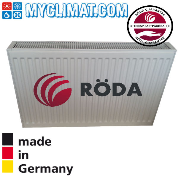 Радіатор сталевий Roda 22 тип 500x1000 (1470 Bт)