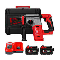 Перфоратор аккумуляторный бесщёточный SDS-PLUS MILWAUKEE, M18 BLH-502X, 2,3 Дж (ЗУ, 2х5Ач. HDкейс)