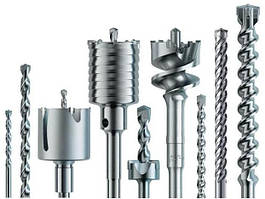 Бури sds+, sds-max, піки, зубила, коронки