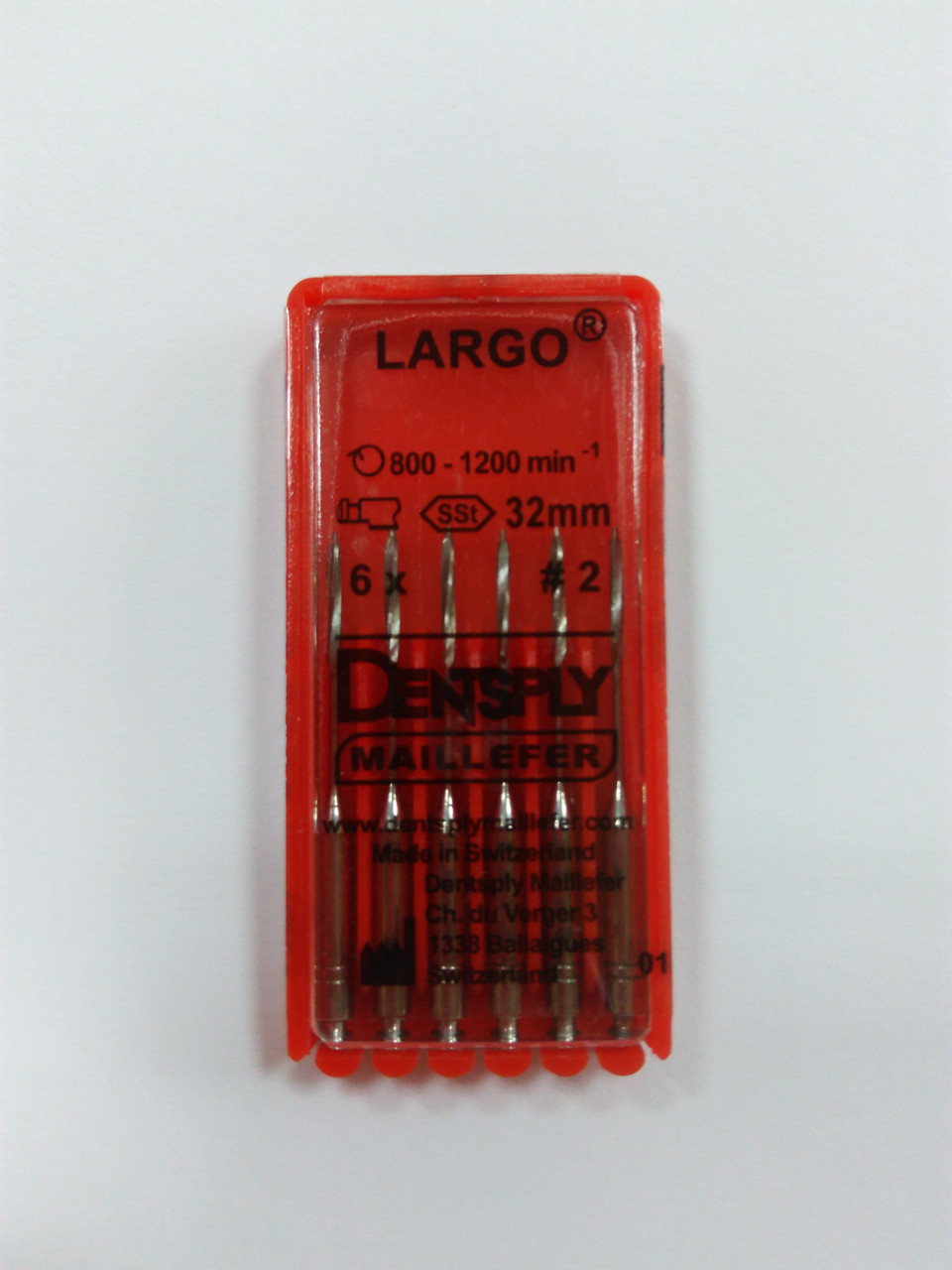 Розвертки LARGO No2 (6 шт.)  L 32 мм.