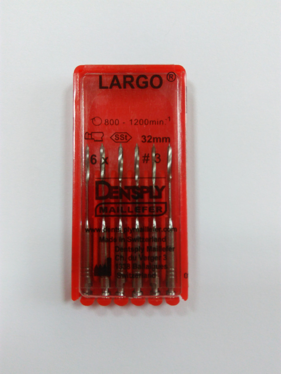 Розвертки LARGO No3 (6 шт.)  L 32 мм.
