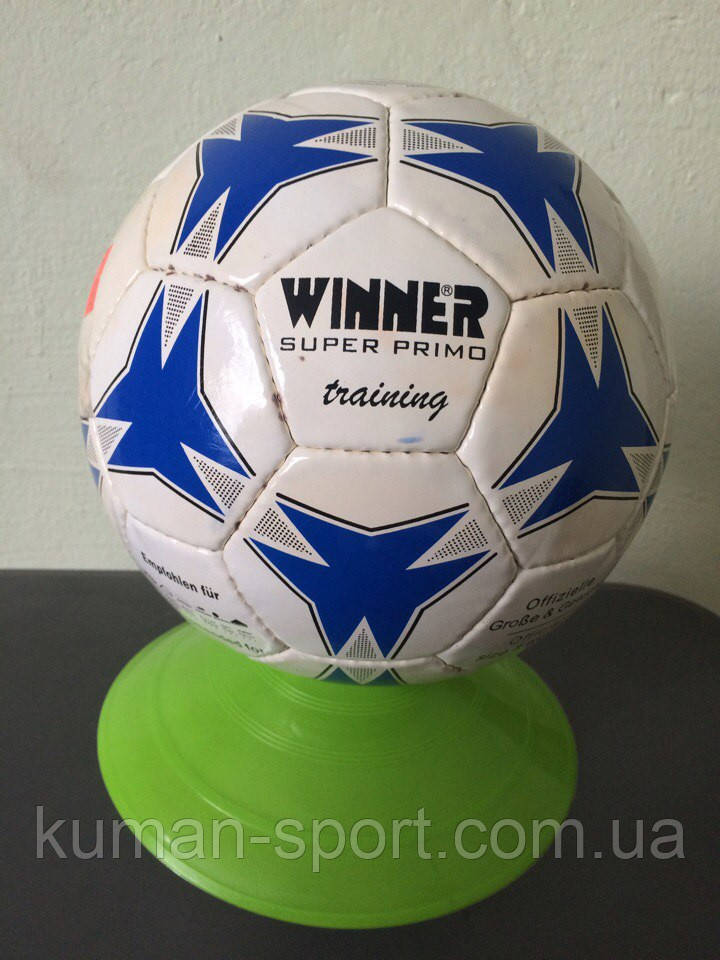 М'яч футбольний WINNER Super Primo No 3 біло-синій ( оригінал, уцінка)
