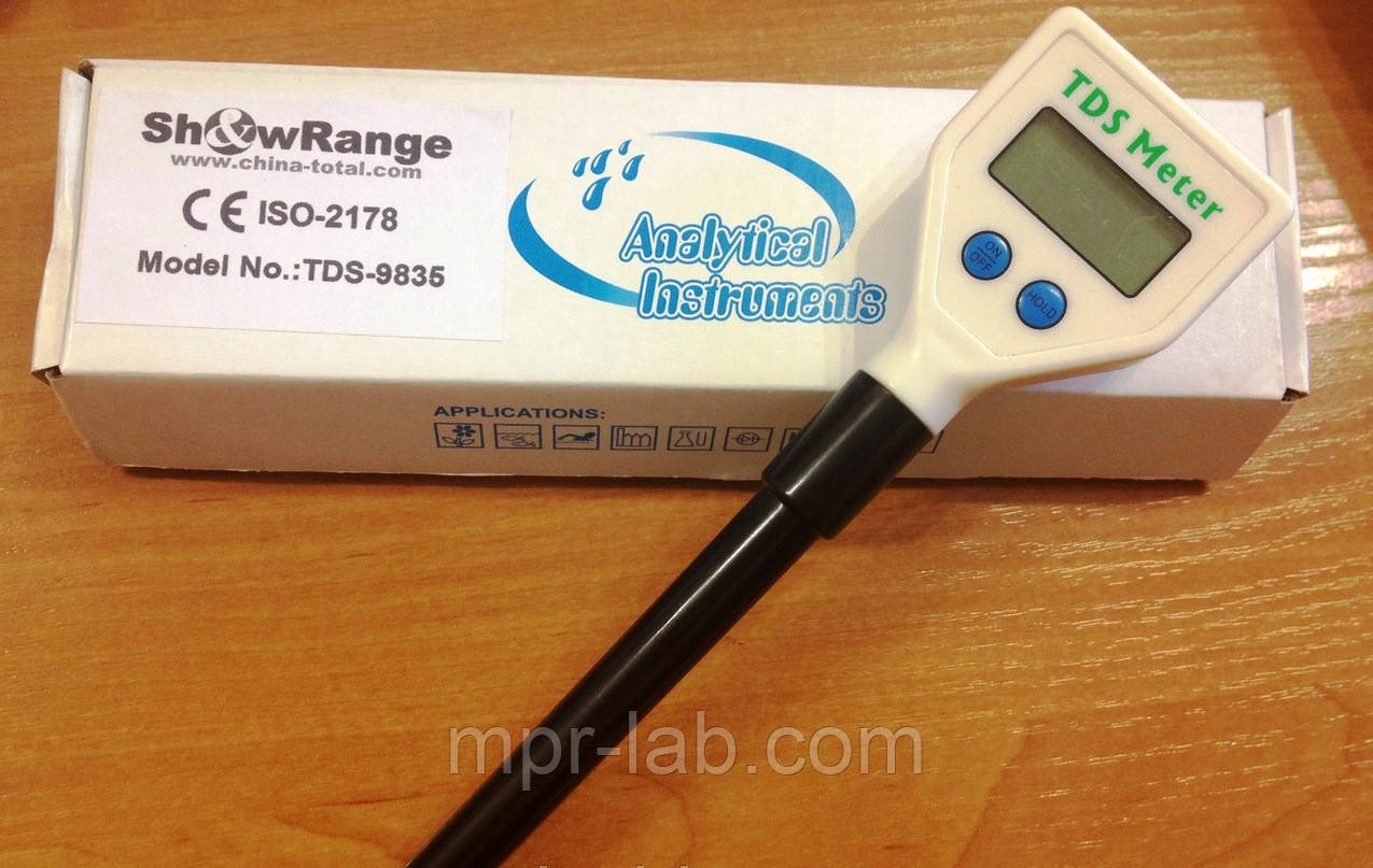 Портативный тестер ( анализатор) качества воды TDS meter 98305 ( СОЛЕМЕР) - фото 2 - id-p511668045