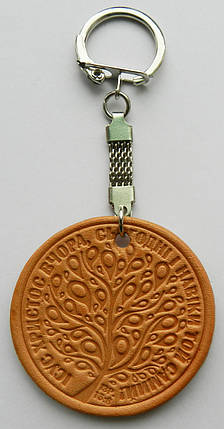 Брелок шкіряний "Ісус Христос вчора, сьогодні і навіки Той Самий!", фото 1