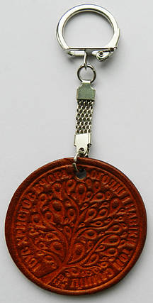 Брелок шкіряний "Ісус Христос вчора, сьогодні і навіки Той Самий!", фото 2