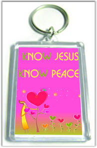 Брелок  "Know Jesus, know peace"  №55