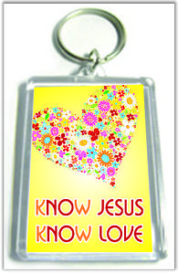 Брелок "Know Jesus, know love" No53