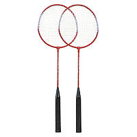 Набор для игры Бадминтон BD24156(Red), 2 ракетки в чехле