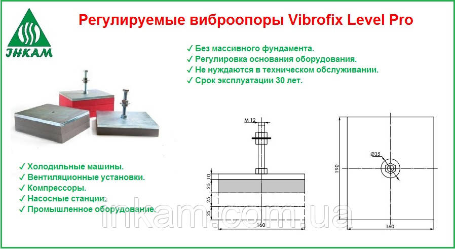 Шумоизоляция и виброизоляция Vibrofix Level Pro 110/25 - фото 1 - id-p511763483