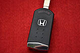 Викидний ключ HONDA для перероблення на 2 кнопки вигляд New ХРОМ, фото 4