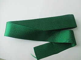 Стрічка атласна двостороння 3 см, зелений G-245
