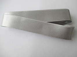 Стрічка атласна двостороння 3 див. світло сіра пастельна G 800