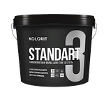 Фарба для стін та стель FARBMANN STANDART 3 (ФАРБМЕН СТАНДАРТ 3) 9л (А) матова біла, фото 2